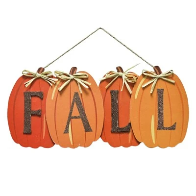 Fall Pumpkin Garland Sign